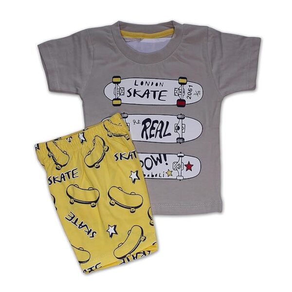 Cotton T-Shirt And Shorts Clothing Set