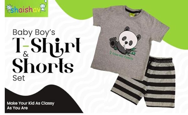 Kids Baby Boys T-Shirts Shorts Combo set