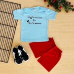 Multi-color Half Sleeves T-Shirt & Short Set