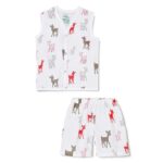 The Boo Boo Club Muslin Jhabla and Short Set
