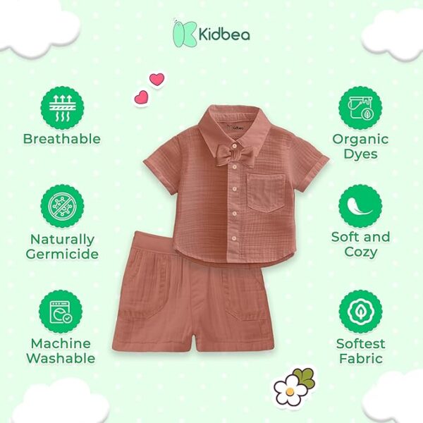 100% Linen Shirt & Pant Co-ord Set for Kids