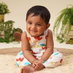 100% Organic Cotton Baby Rompers