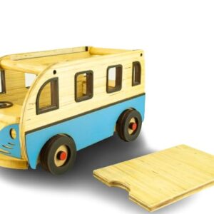 Technybirds Toy Bus | Wooden Toy Bus