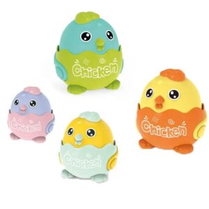 URBAN TOYS Press & Go Chicken Toy For Toddlers