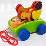 Wooden Drum Musical Pull Along Toy