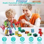 Transformring Blocks Toys 10 in 1 DIY Number Bots Toys for Kids