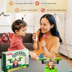MiniExplorer 2 in 1 Monkey and Banana Balancing Toy for Kids