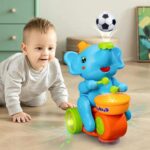 VikriDA Musical Walking Elephant Drummer Toy