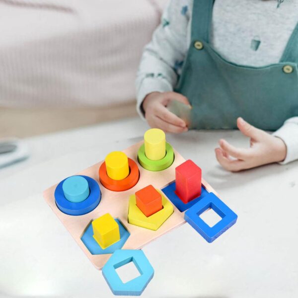 Kidology Wooden Blocks Learning Toy Shape Sorter