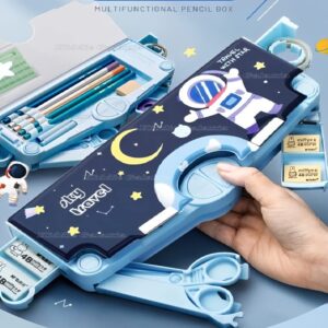 Kiddie Galaxia Space Theme Pencil Box for Kids