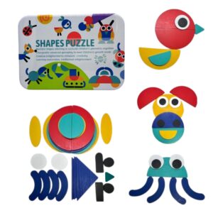 Wooden Shapes Pattern Puzzle