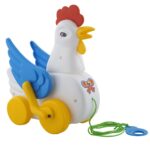 Aarushi Morning Cock Pull Along with Moving Toy