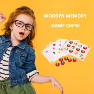 TINY TOYS CO Kids Wooden Memory Board Game