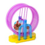 CLUB BOLLYWOOD® Plush Hamster Wheel Runner with LED Light and Music Effect