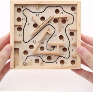 Wooden Labyrinth Maze Toys Brain Teaser Puzzle