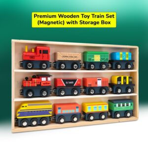 Cubelelo Drift Premium Wooden Toy Train Set