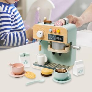 BNF® Simulation Coffee Machine Toy Kids Wooden Coffee Maker