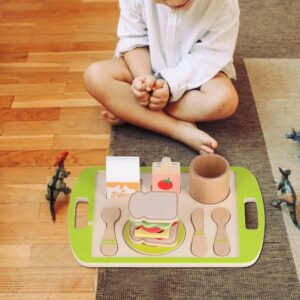 Wooden Cooking Toy Composite Wood Material Educational Toy