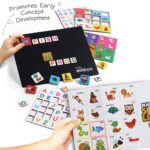 Intelliskills Premium Magnetic Animal Spell & Learn Board for Kids