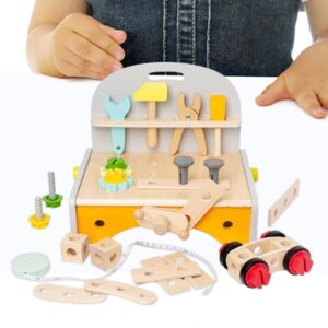 BNF® Kids Wooden Play Tools Development Toy Workshop Workbench for Kids
