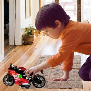PLUSPOINT Diecast Motorcycle Toy