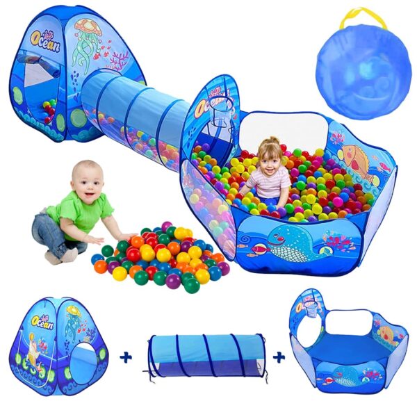 Wembley 3-In-1 Ocean Ball Pool Tunnel For Kids
