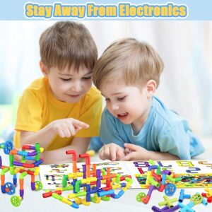 PULSBERY Pipe Puzzle Building Blocks Toy Set