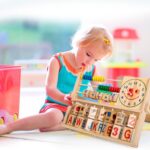 Little Mind Abacus | Clock Wooden Slide Toy for Babies