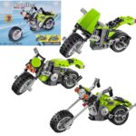 SUPER TOY 3in1 Bike Building Blocks Motorbike Toy