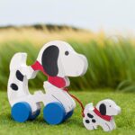 Wooden Pull String Toys for Kids (Dog)