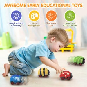 Kidology Pull Back Baby Car Toys with Cute Bees