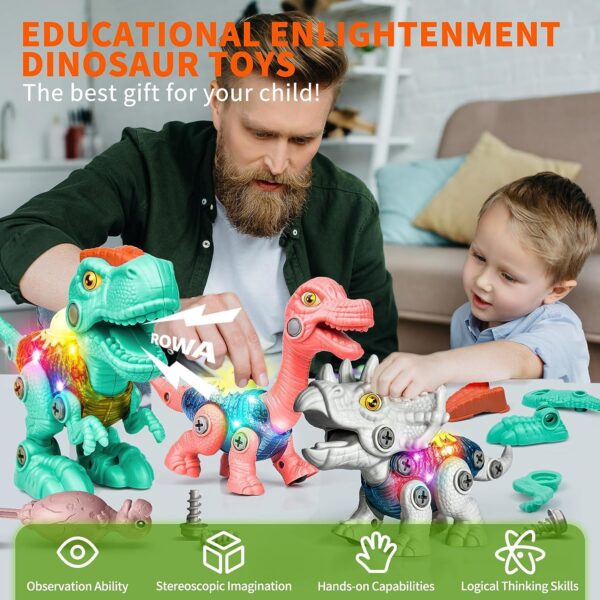 Dinosaur Building Toys Learning Play Kit for Kids