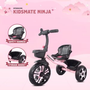 Kidsmate Ninja Plug N Play Durable Kids/Baby Tricycle