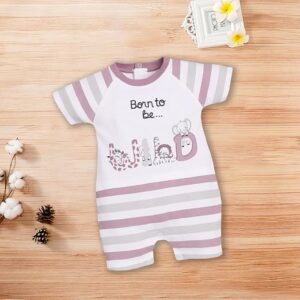 BABY GO 100% Pure Cotton Rompers for Baby Boys