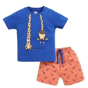 BUMZEE Boys Cotton Half Sleeves T-Shirt & Short Set