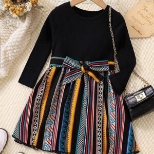Baby-Girl's Polyester KD-74 Standard Length Dress