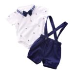 Boys Cotton Graphic Print Formal Set
