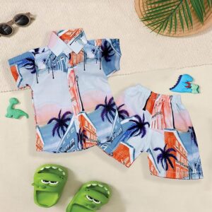 Boys Digital Printed Shirt & Short