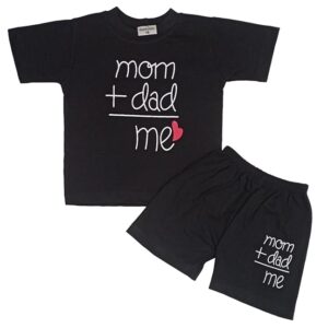Cotton Baby Black Clothing Sets