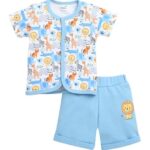 Cotton Half Sleeves Jabla & Short Set