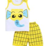 Cute & Elegant Elephant Printed Clothing Set