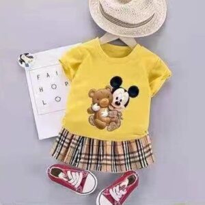 Cute Girly Vibes Short Sleeve T-Shirt Top & Shorts