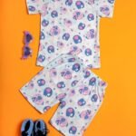 Elephant Printed Unisex Kids Tshirt and Shorts