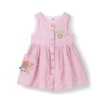 Girl's Cotton Strapless Mini Dress