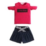Hopscotch Boys Cotton Shorts Set