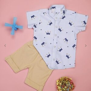 Hosiery Short Sleeve Regular Wear Shirt & Shorts Set
