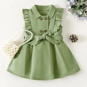 Infant Sleeveless Rufflebaby Dress