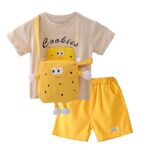 Kids Cookie Print T-Shirt and Shorts