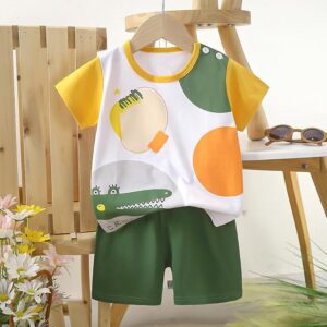 Kids Half Sleeve Cool Casual Cotton T-shirt & Shorts