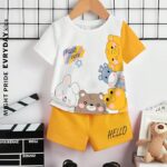 Premium Printed Tshirt and Shorts Co-ords Set